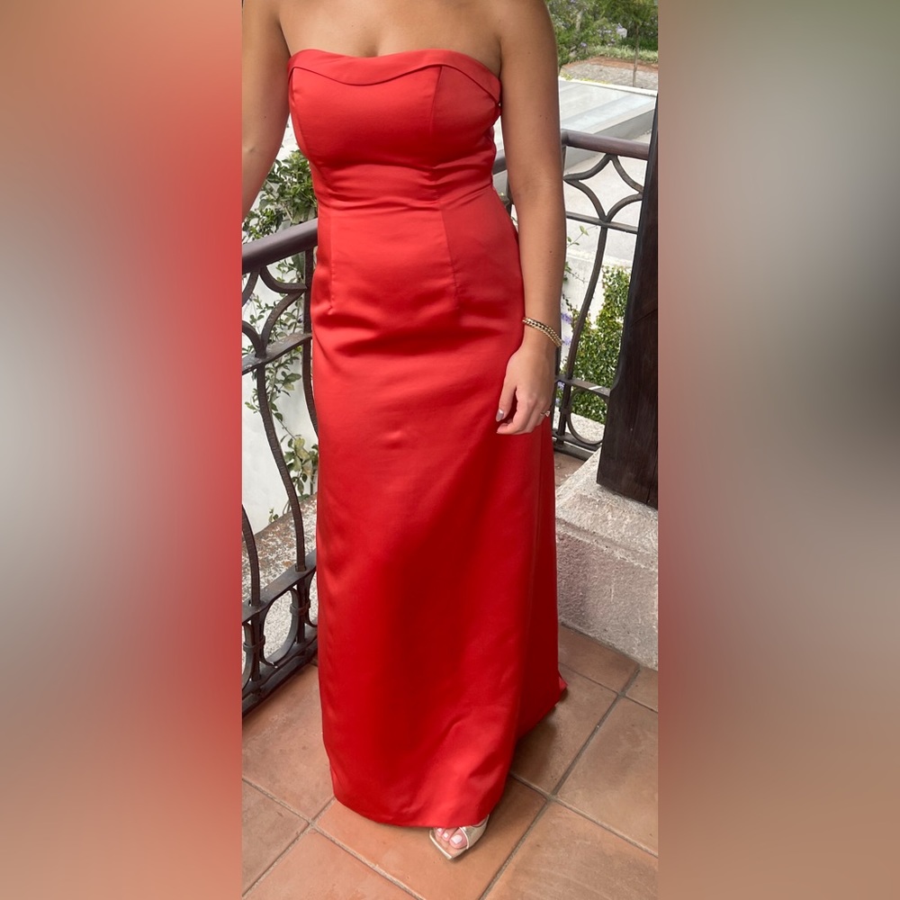 David’s Bridal Terracotta Dress